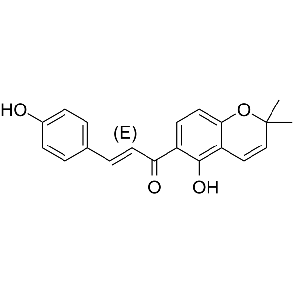 4-Hydroxylonchocarpin Chemical Structure