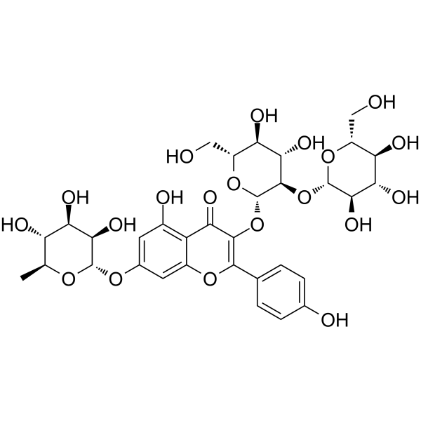 Kaempferol 3-<em>sophoroside</em> 7-rhamnoside