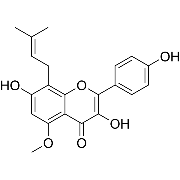 Sophoflavescenol Chemical Structure