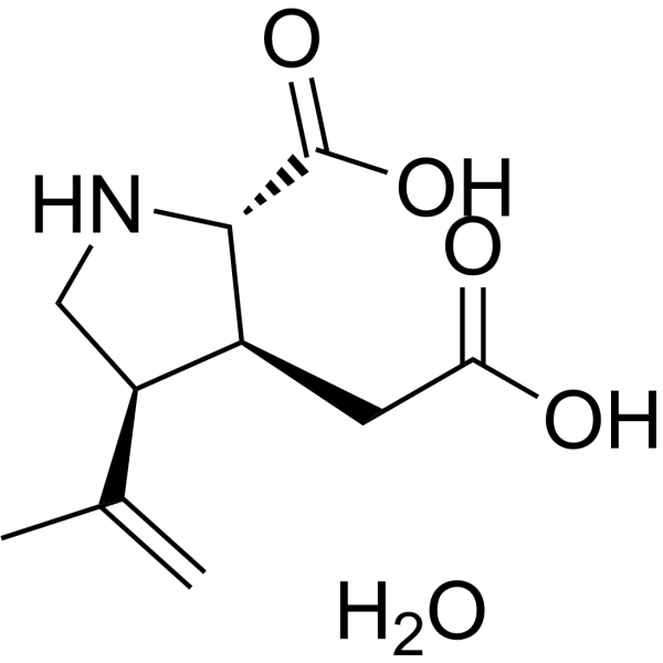 Kainic acid hydrate Chemical Structure