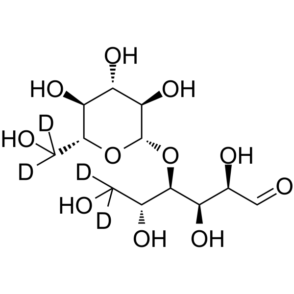 D-(+)-Cellobiose-d4 Chemical Structure