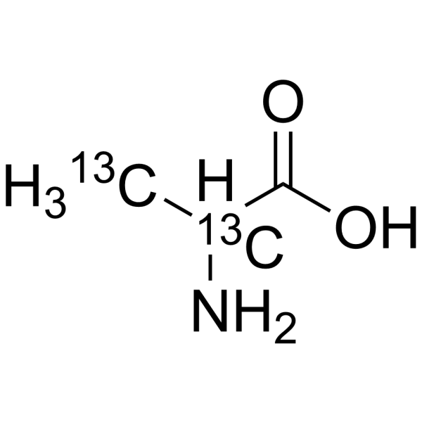 DL-Alanine-13C2 Chemical Structure