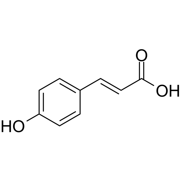p-Hydroxycinnamic acid Chemical Structure