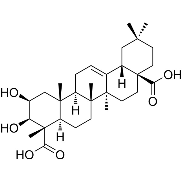Medicagenic acid Chemical Structure