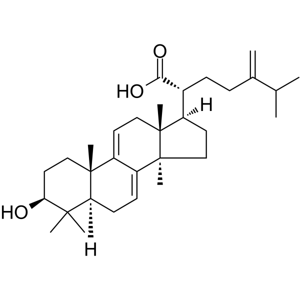 Dehydrotrametenolic acid Chemical Structure