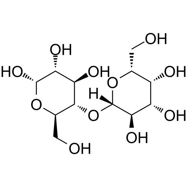 α-Lactose Chemical Structure