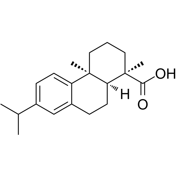 (+)-Dehydroabietic acid Chemical Structure