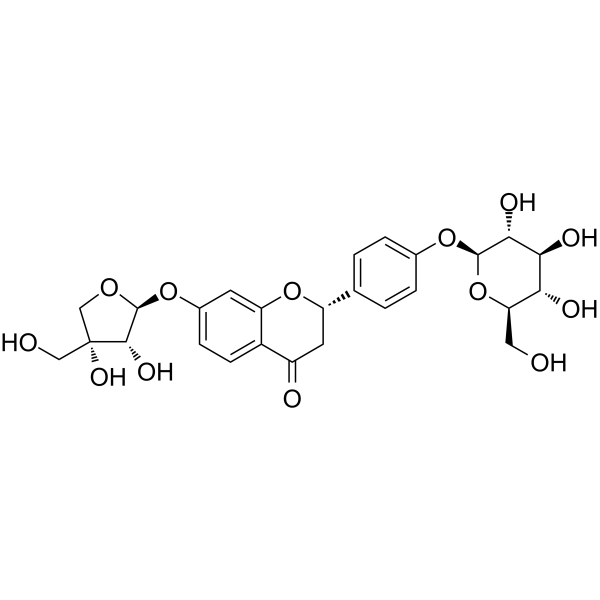 Liguiritigenin-7-O-<em>D</em>-apiosyl-4'-O-<em>D</em>-glucoside