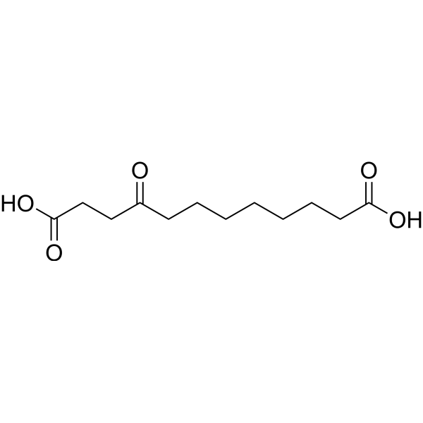 4-Oxododecanedioic acid Chemical Structure