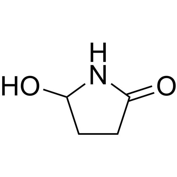 5-Hydroxypyrrolidin-2-one Chemical Structure