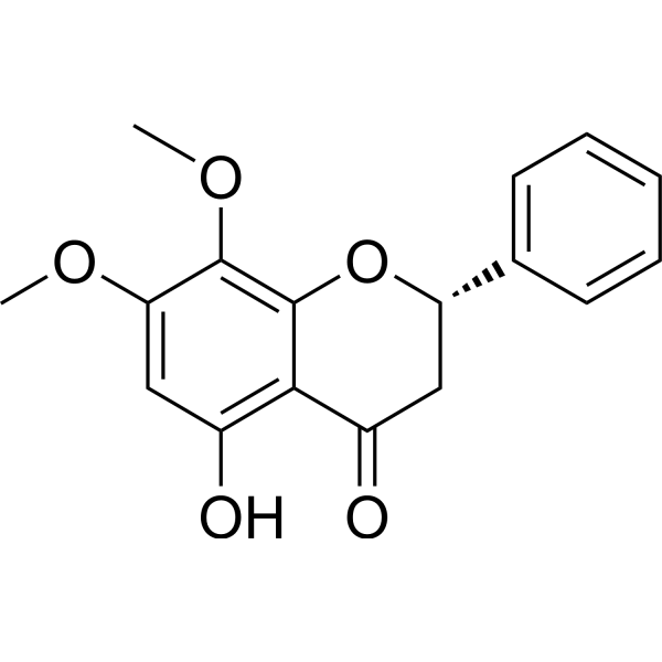 7-O-Methyldihydrowogonin Chemical Structure