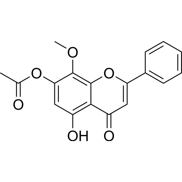 5-Hydroxy-7-acetoxy-8-<em>methoxyflavone</em>