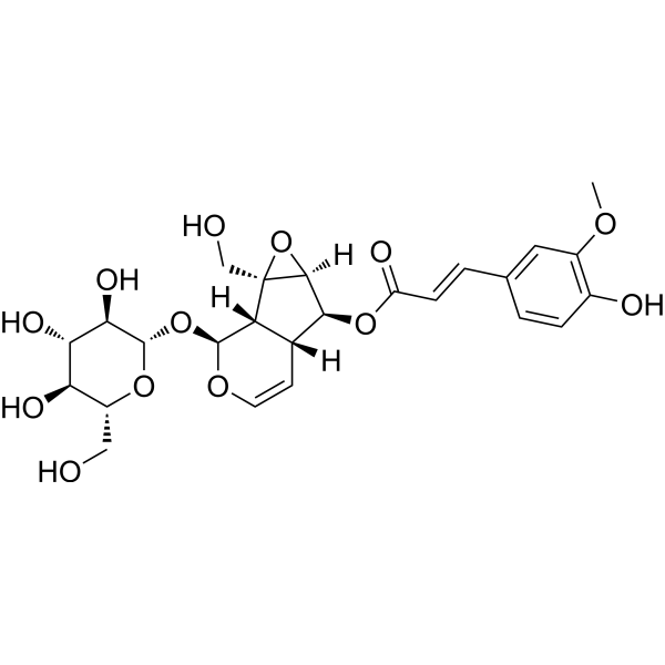 6''-O-trans-Feruloylcatalpol Chemical Structure