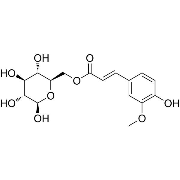 6-O-Feruloylglucose Chemical Structure