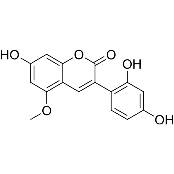 7,2',4'-Trihydroxy-5-methoxy-3-arylcoumarin