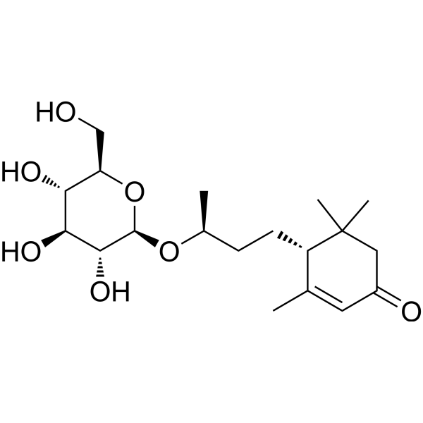 9-epi-Blumenol C β-<em>D</em>-glucopyranoside
