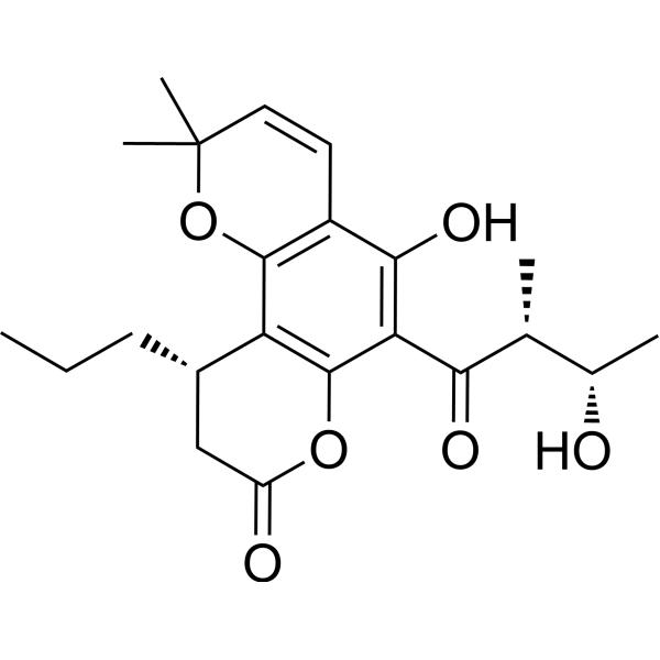 Calanolide E Chemical Structure