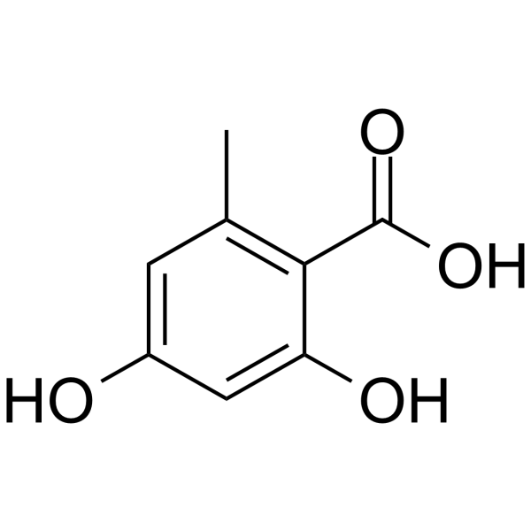 Orsellinic acid Chemical Structure
