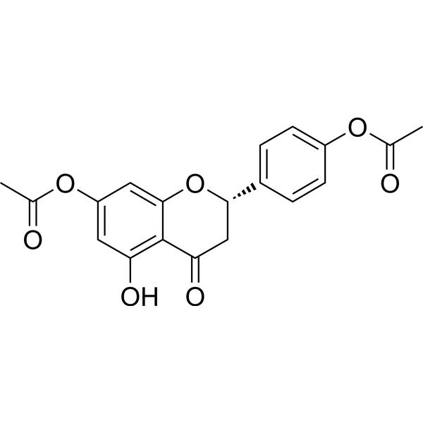 Naringenin-4',7-diacetate Chemical Structure