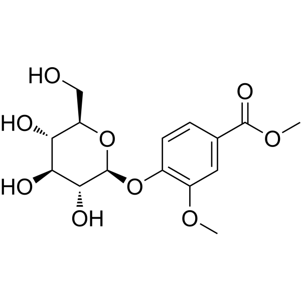 Methyl vanillate glucoside Chemical Structure