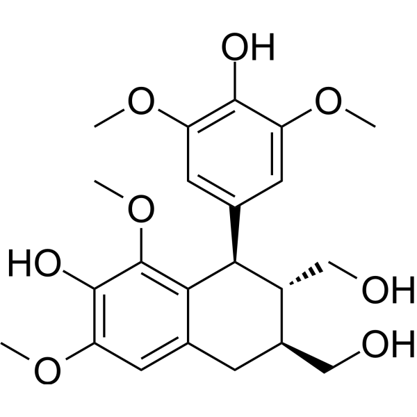 (-)-Lyoniresinol Chemical Structure
