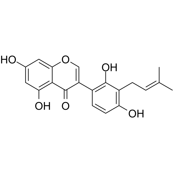 Licoisoflavone A Chemical Structure