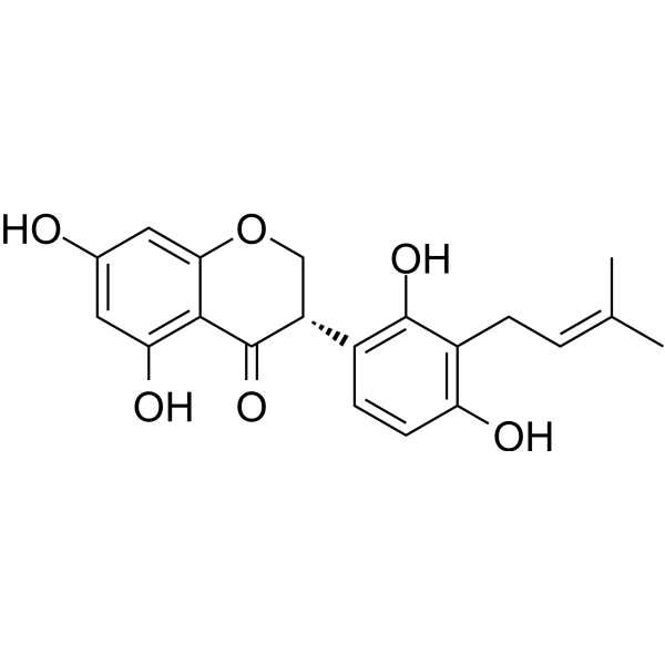 (S)-Licoisoflavone A Chemical Structure