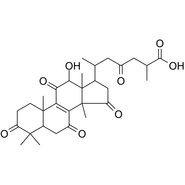 Deacetyl Ganoderic Acid F Chemical Structure
