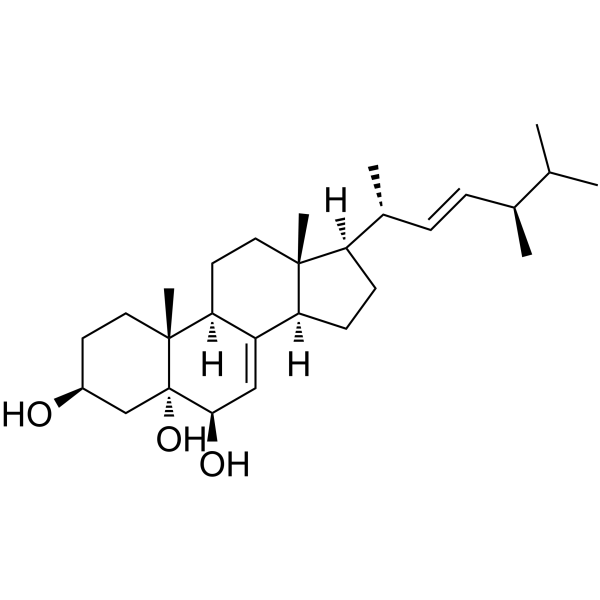 Cerevisterol Chemical Structure