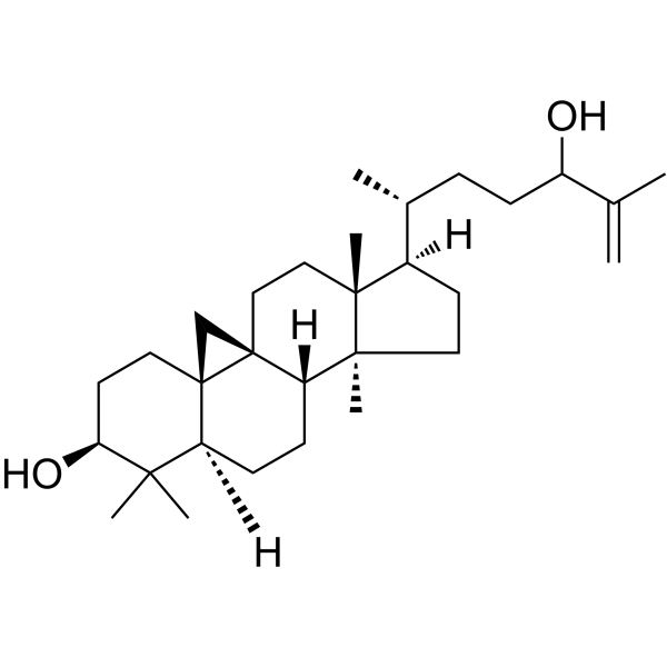 Cycloart-25-ene-3β,24-diol Chemical Structure
