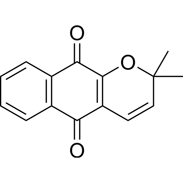 Dehydro-α-lapachone Chemical Structure