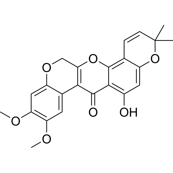 6a,12a-Dehydro-α-toxicarol Chemical Structure
