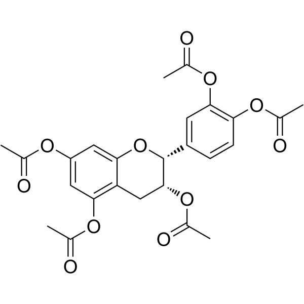 Epicatechin pentaacetate Chemical Structure