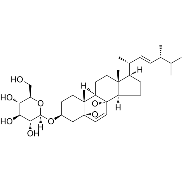 Ergosterol peroxide glucoside Chemical Structure