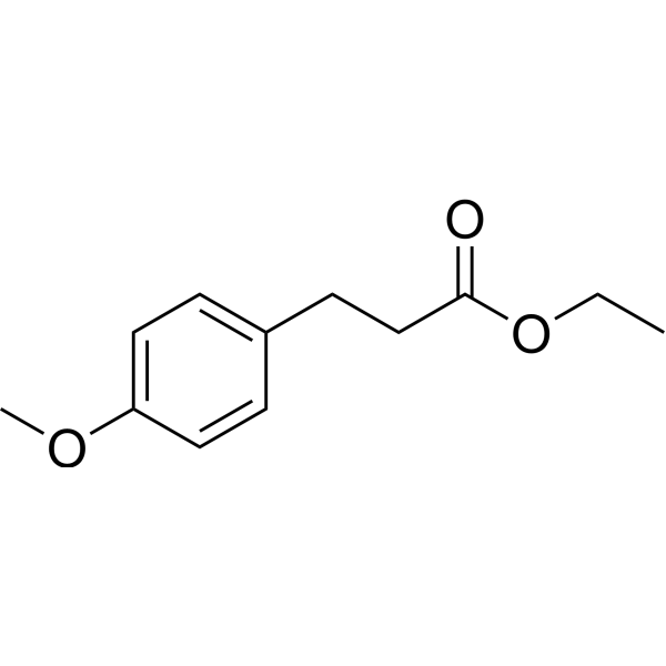 Ethyl-p-methoxyhydrocinnamate Chemical Structure