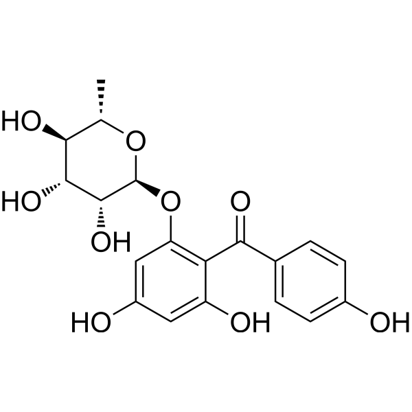 Iriflophenone 2-O-<em>α</em>-rhamnoside