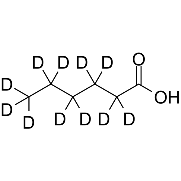Hexanoic acid-d11 Chemical Structure