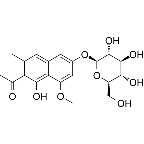 Tinnevellin glucoside Chemical Structure