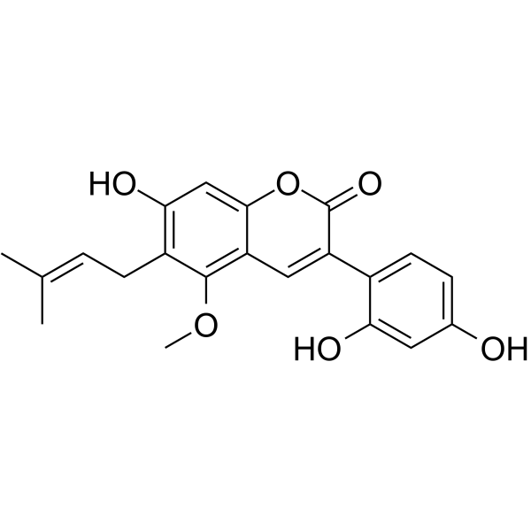 Glycycoumarin Chemical Structure