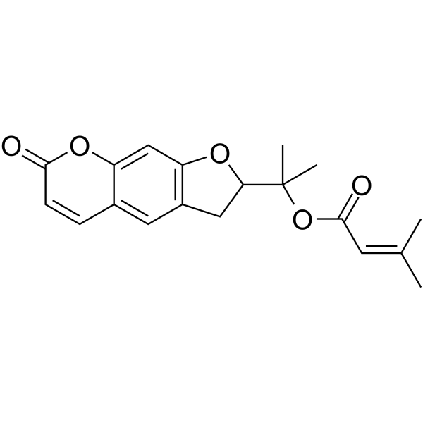 Isopropylidenylacetyl-marmesin Chemical Structure