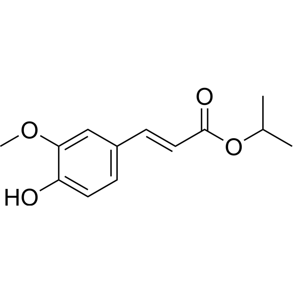 Isopropyl ferulate Chemical Structure