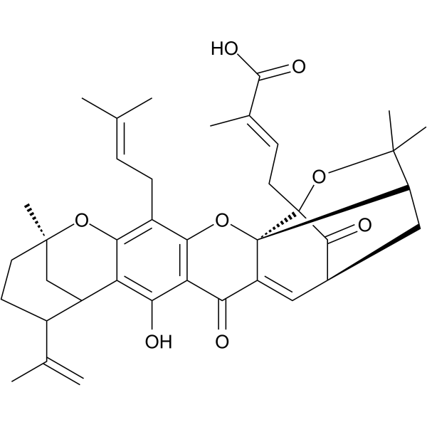 Gambogellic acid Chemical Structure