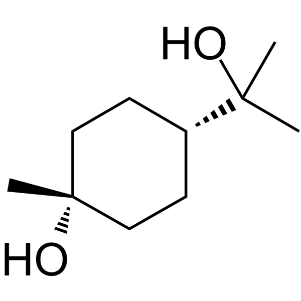 cis-p-Menthan-1,8-diol Chemical Structure