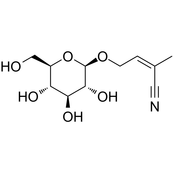 Rhodiocyanoside A Chemical Structure