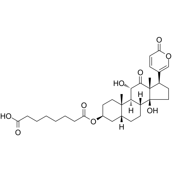 Arenobufagin 3-hemisuberate Chemical Structure