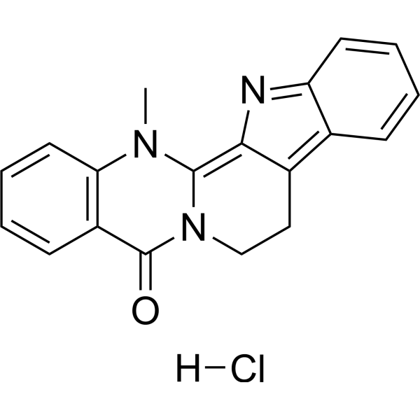 Dehydroevodiamine hydrochloride Chemical Structure