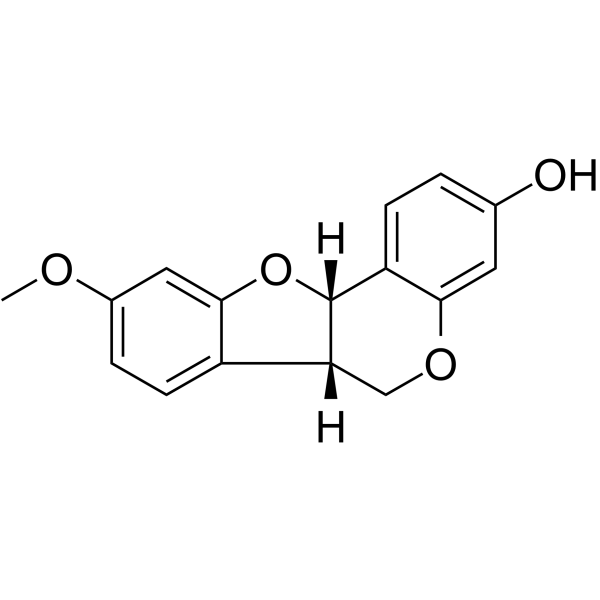 (+)-Medicarpin Chemical Structure