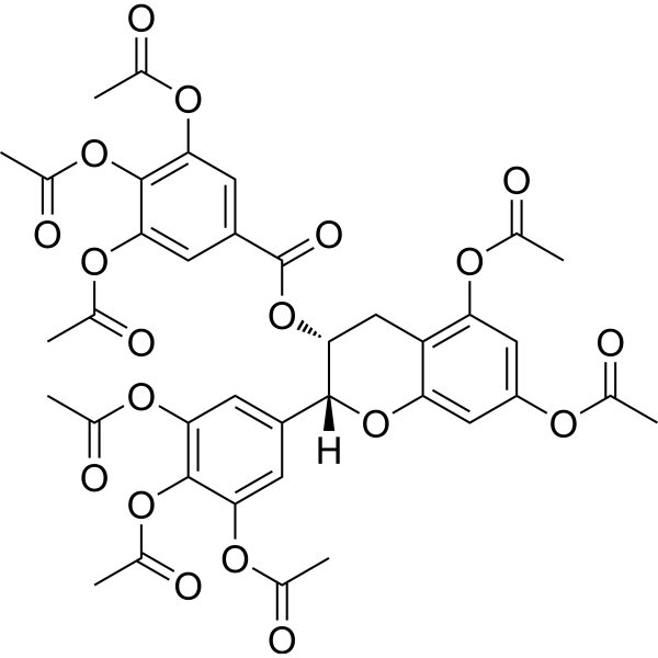 EGCG Octaacetate Chemical Structure