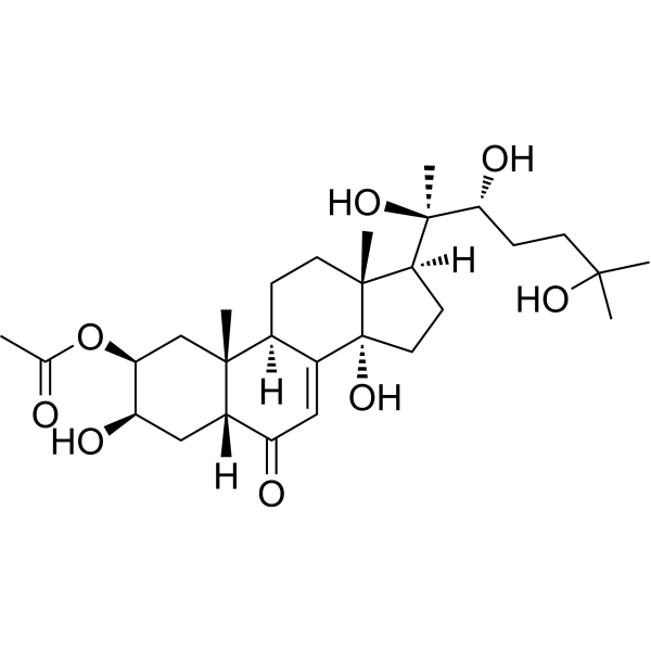 2-O-Acetyl-20-hydroxyecdysone Chemical Structure