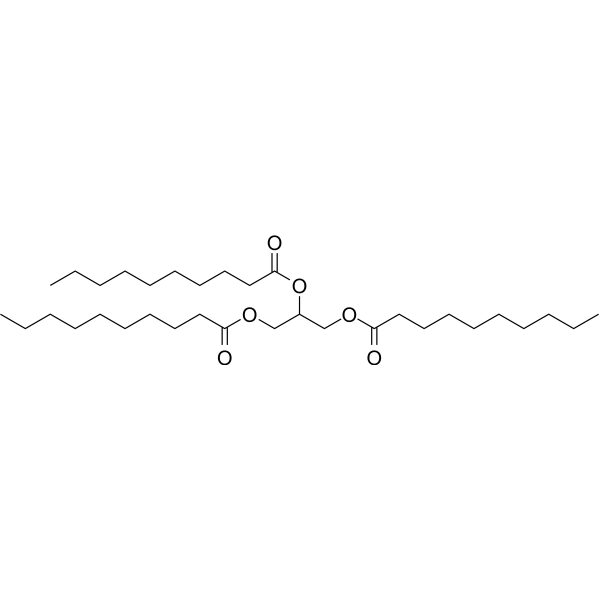 Trisdecanoin Chemical Structure